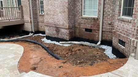 Collapsed Drain Tile Repair in Charlotte, Denver, & Lake Norman, NC