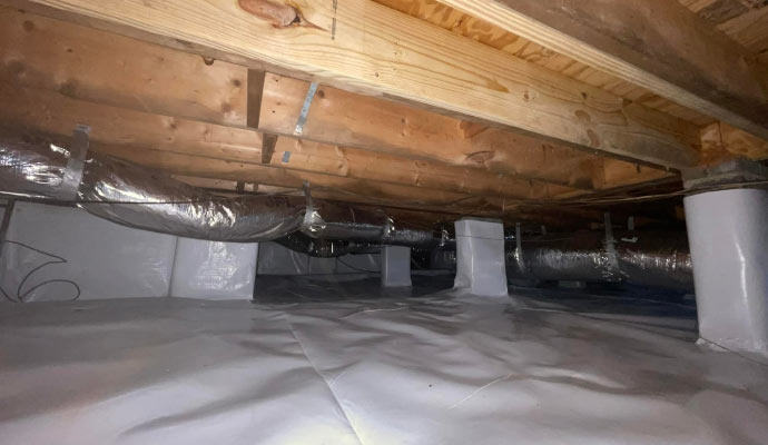 Clean and clear crawlspace