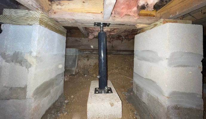 Crawl Space Foundation Problems Repair in Charlotte