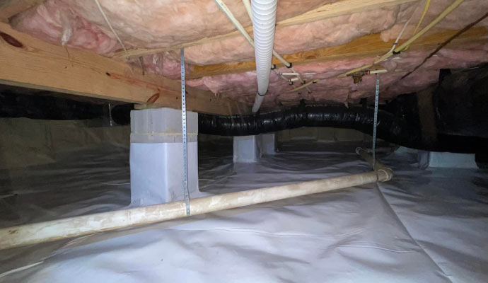 Sealed crawlspace