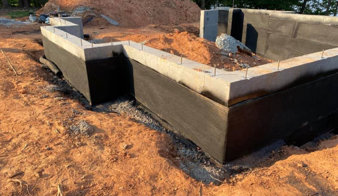 Foundation waterproofing