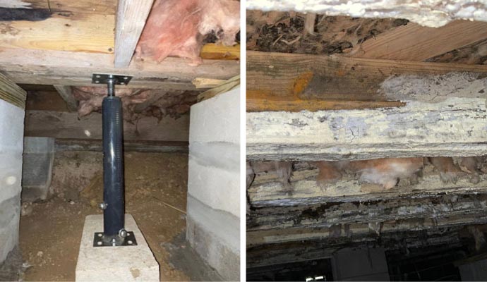 Collage of structural repair services