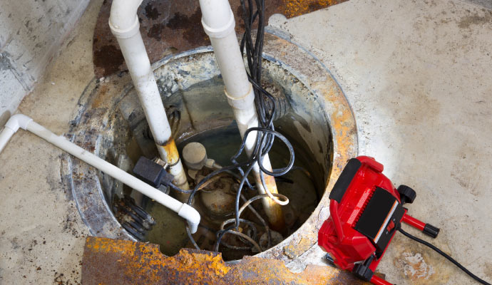 Sump pit repairing