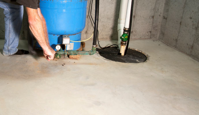 Sump pump maintenance service