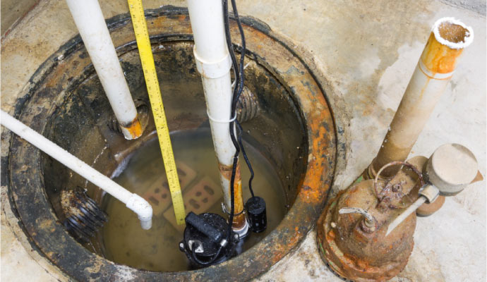 Sump pump service